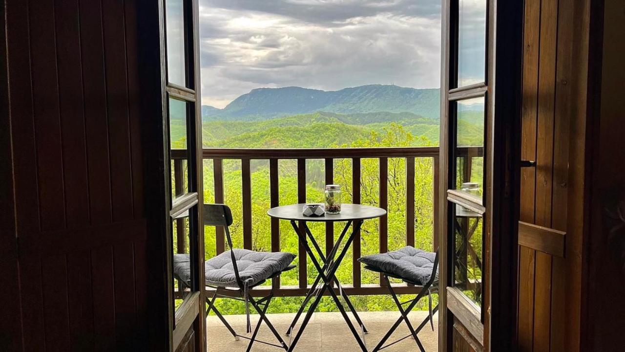 Giagia Evgenia Hotel Vitsa Bagian luar foto